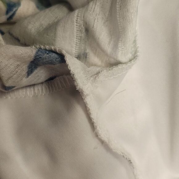 BRAND NEW SALOOS SHORT SLEEVE FLORAL PRINT DESIGN WOMEN'S BLOUSE - Picture 9 of 11